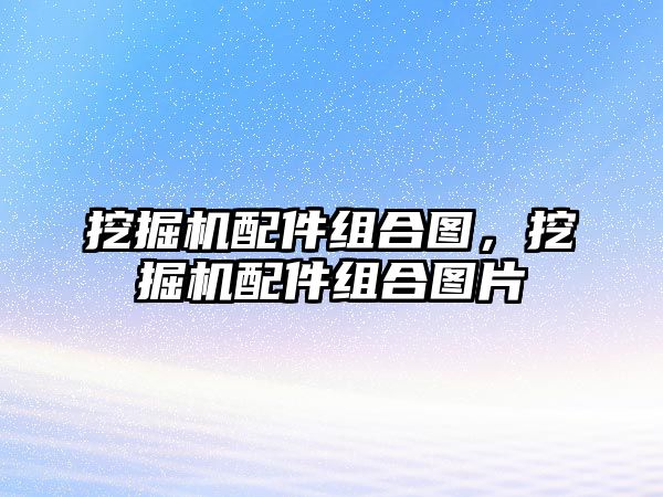 挖掘機配件組合圖，挖掘機配件組合圖片