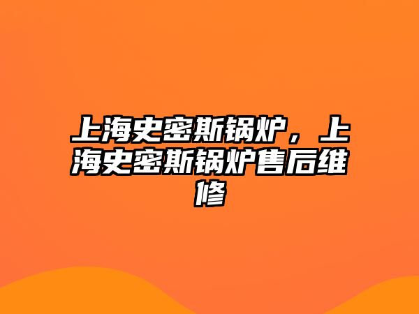 上海史密斯鍋爐，上海史密斯鍋爐售后維修