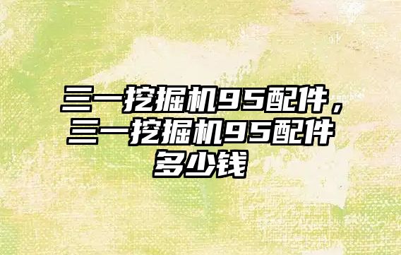 三一挖掘機(jī)95配件，三一挖掘機(jī)95配件多少錢