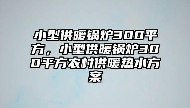 小型供暖鍋爐300平方，小型供暖鍋爐300平方農(nóng)村供暖熱水方案