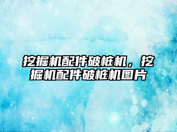 挖掘機配件破樁機，挖掘機配件破樁機圖片