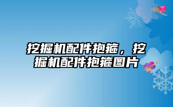 挖掘機配件抱箍，挖掘機配件抱箍圖片