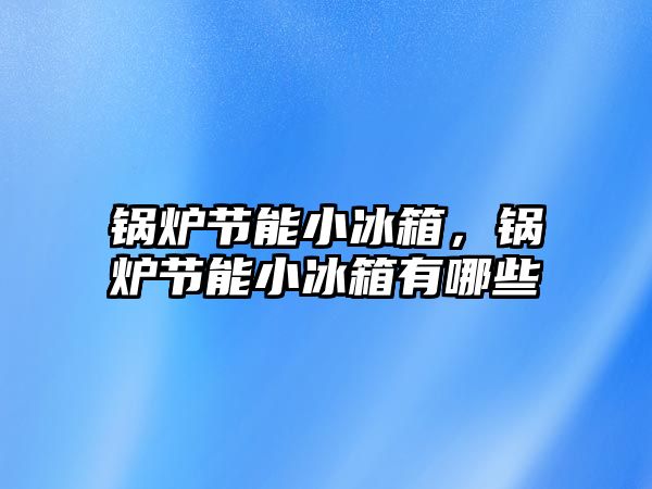 鍋爐節(jié)能小冰箱，鍋爐節(jié)能小冰箱有哪些