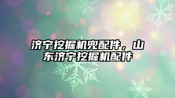 濟寧挖掘機兜配件，山東濟寧挖掘機配件