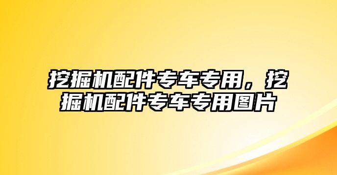 挖掘機(jī)配件專車專用，挖掘機(jī)配件專車專用圖片