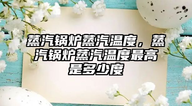 蒸汽鍋爐蒸汽溫度，蒸汽鍋爐蒸汽溫度最高是多少度