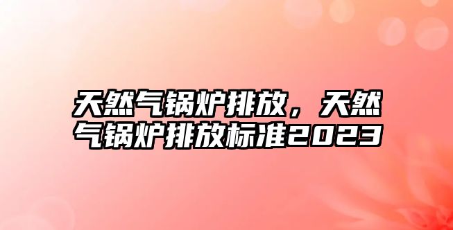 天然氣鍋爐排放，天然氣鍋爐排放標(biāo)準(zhǔn)2023