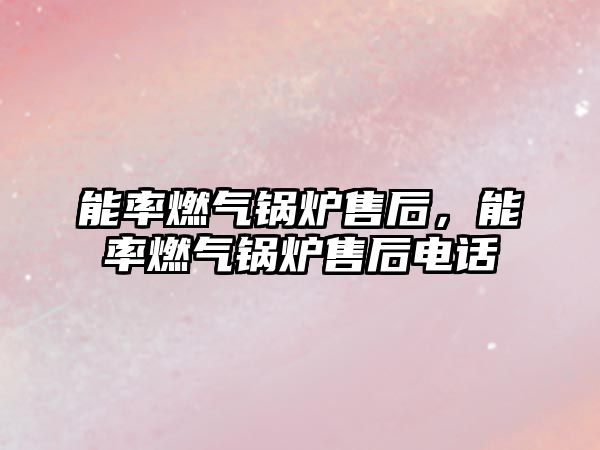 能率燃氣鍋爐售后，能率燃氣鍋爐售后電話