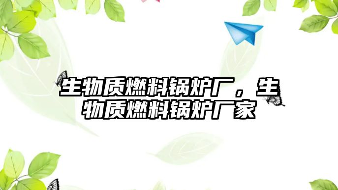 生物質(zhì)燃料鍋爐廠，生物質(zhì)燃料鍋爐廠家