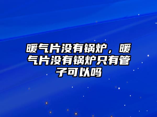 暖氣片沒有鍋爐，暖氣片沒有鍋爐只有管子可以嗎