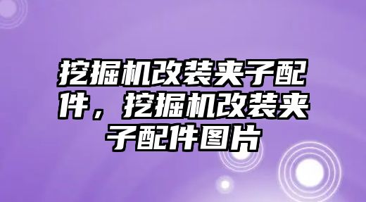 挖掘機改裝夾子配件，挖掘機改裝夾子配件圖片