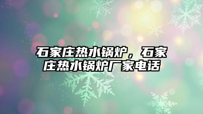 石家莊熱水鍋爐，石家莊熱水鍋爐廠家電話