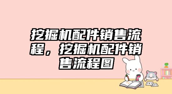 挖掘機配件銷售流程，挖掘機配件銷售流程圖