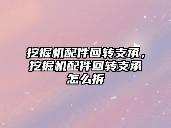 挖掘機配件回轉(zhuǎn)支承，挖掘機配件回轉(zhuǎn)支承怎么拆