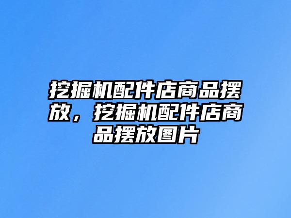 挖掘機(jī)配件店商品擺放，挖掘機(jī)配件店商品擺放圖片