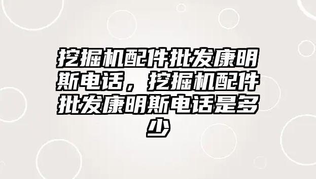 挖掘機配件批發(fā)康明斯電話，挖掘機配件批發(fā)康明斯電話是多少