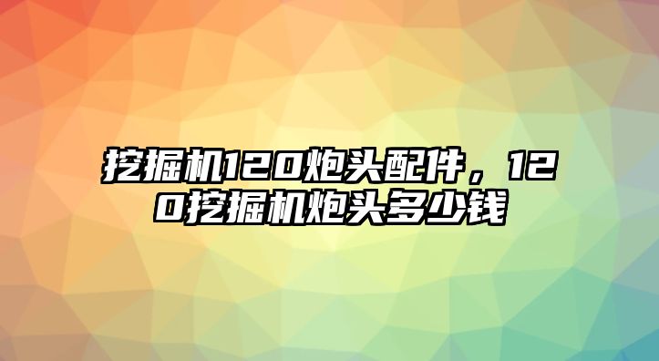 挖掘機120炮頭配件，120挖掘機炮頭多少錢