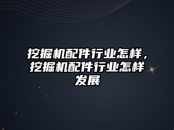 挖掘機配件行業(yè)怎樣，挖掘機配件行業(yè)怎樣發(fā)展