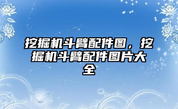 挖掘機斗臂配件圖，挖掘機斗臂配件圖片大全