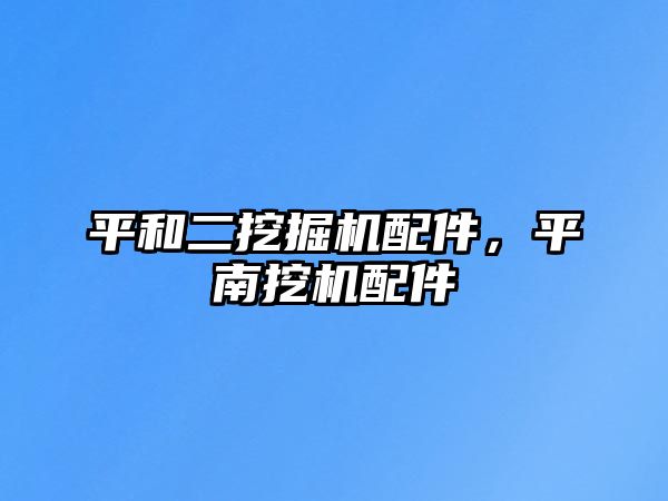 平和二挖掘機(jī)配件，平南挖機(jī)配件