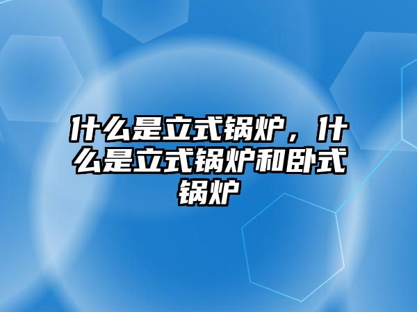 什么是立式鍋爐，什么是立式鍋爐和臥式鍋爐