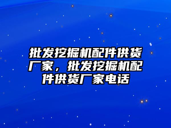 批發(fā)挖掘機配件供貨廠家，批發(fā)挖掘機配件供貨廠家電話