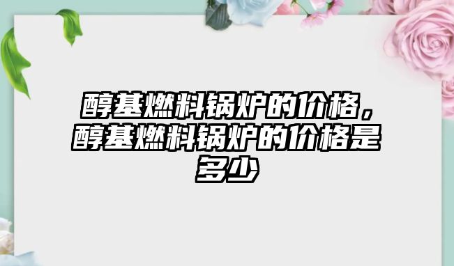 醇基燃料鍋爐的價格，醇基燃料鍋爐的價格是多少