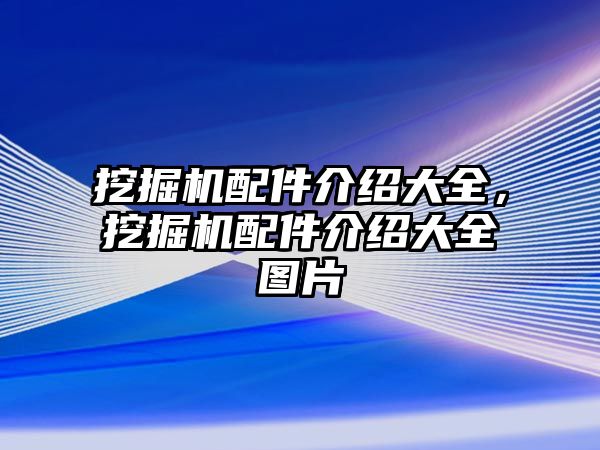 挖掘機(jī)配件介紹大全，挖掘機(jī)配件介紹大全圖片