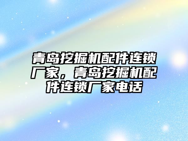 青島挖掘機配件連鎖廠家，青島挖掘機配件連鎖廠家電話