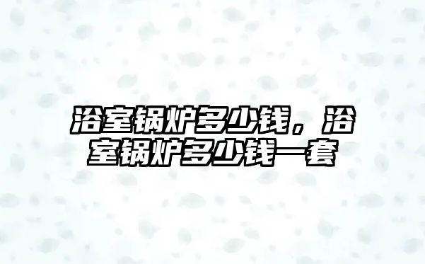 浴室鍋爐多少錢，浴室鍋爐多少錢一套