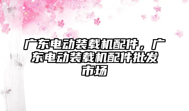 廣東電動裝載機配件，廣東電動裝載機配件批發(fā)市場