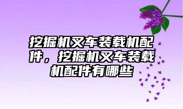 挖掘機叉車裝載機配件，挖掘機叉車裝載機配件有哪些