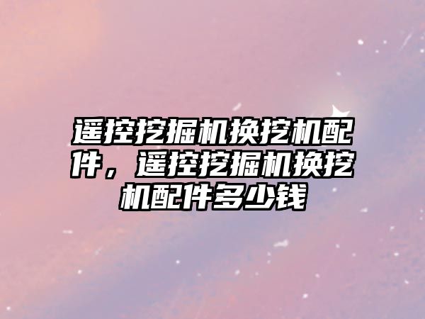 遙控挖掘機換挖機配件，遙控挖掘機換挖機配件多少錢