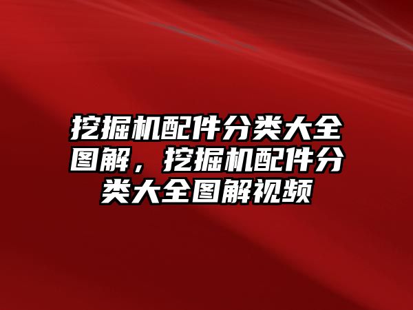 挖掘機配件分類大全圖解，挖掘機配件分類大全圖解視頻