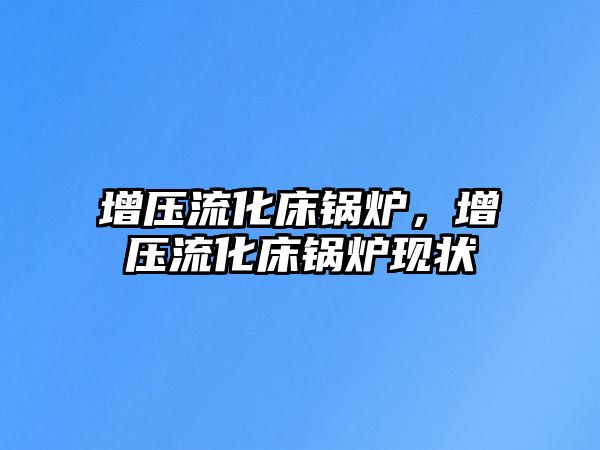 增壓流化床鍋爐，增壓流化床鍋爐現(xiàn)狀