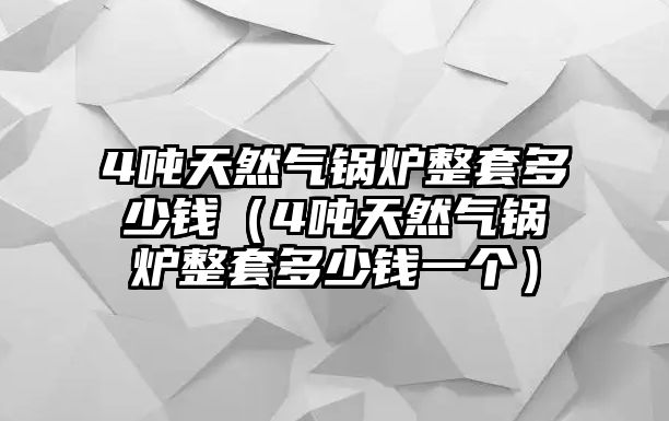 4噸天然氣鍋爐整套多少錢(qián)（4噸天然氣鍋爐整套多少錢(qián)一個(gè)）