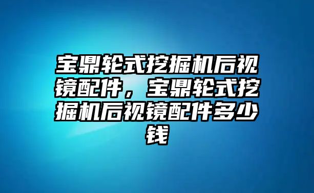 寶鼎輪式挖掘機(jī)后視鏡配件，寶鼎輪式挖掘機(jī)后視鏡配件多少錢