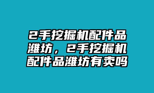 2手挖掘機配件品濰坊，2手挖掘機配件品濰坊有賣嗎