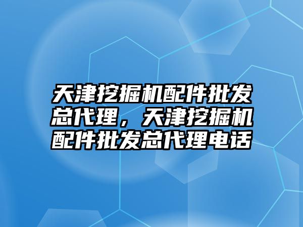 天津挖掘機配件批發(fā)總代理，天津挖掘機配件批發(fā)總代理電話