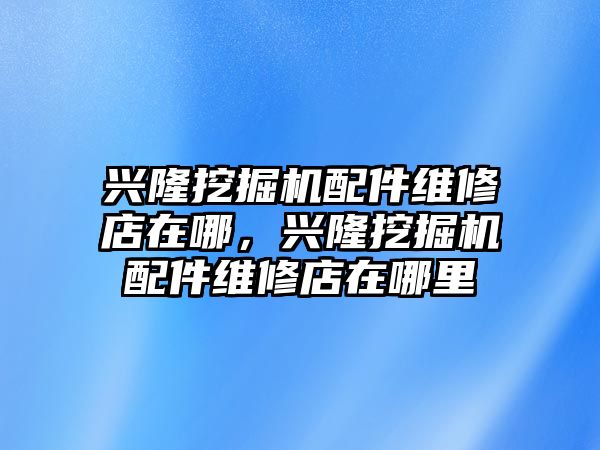 興隆挖掘機(jī)配件維修店在哪，興隆挖掘機(jī)配件維修店在哪里