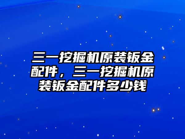 三一挖掘機原裝鈑金配件，三一挖掘機原裝鈑金配件多少錢