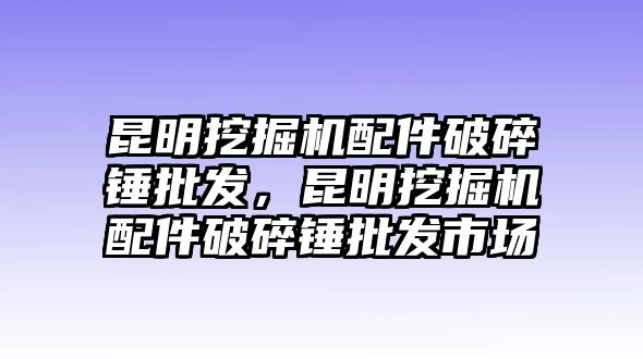 昆明挖掘機(jī)配件破碎錘批發(fā)，昆明挖掘機(jī)配件破碎錘批發(fā)市場