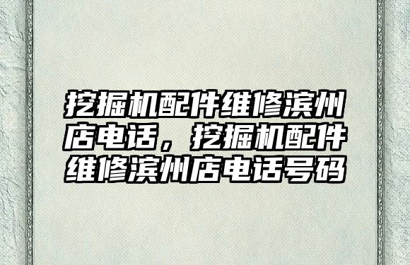 挖掘機(jī)配件維修濱州店電話，挖掘機(jī)配件維修濱州店電話號(hào)碼