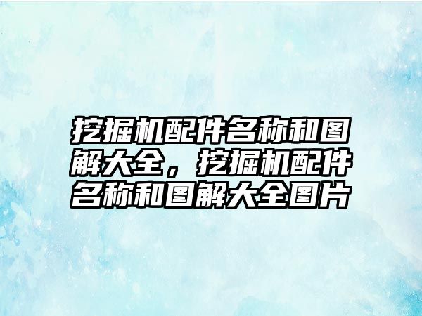 挖掘機配件名稱和圖解大全，挖掘機配件名稱和圖解大全圖片