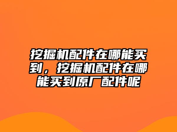 挖掘機(jī)配件在哪能買到，挖掘機(jī)配件在哪能買到原廠配件呢