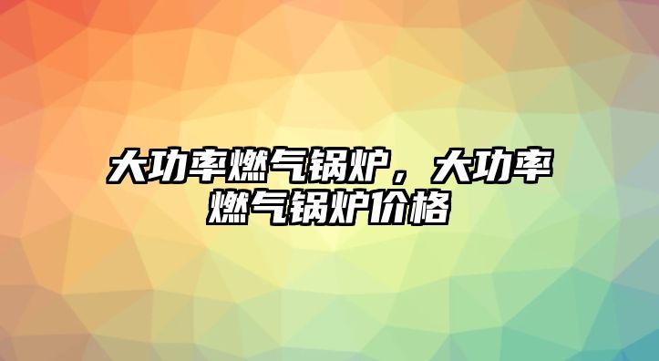 大功率燃?xì)忮仩t，大功率燃?xì)忮仩t價(jià)格