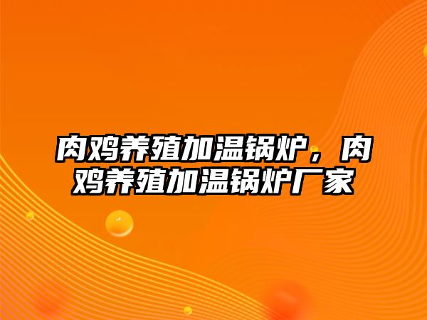 肉雞養(yǎng)殖加溫鍋爐，肉雞養(yǎng)殖加溫鍋爐廠家