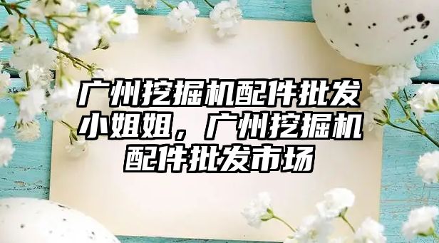 廣州挖掘機配件批發(fā)小姐姐，廣州挖掘機配件批發(fā)市場