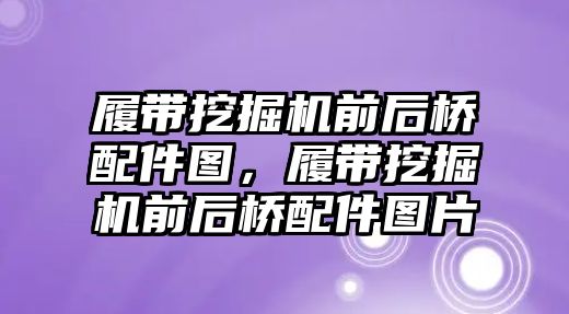 履帶挖掘機前后橋配件圖，履帶挖掘機前后橋配件圖片