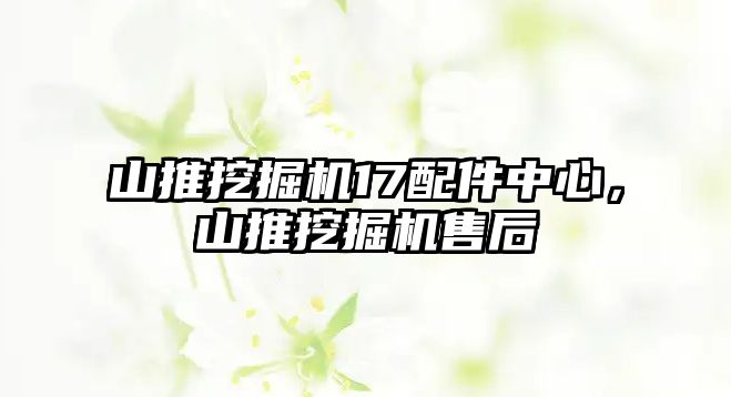 山推挖掘機17配件中心，山推挖掘機售后